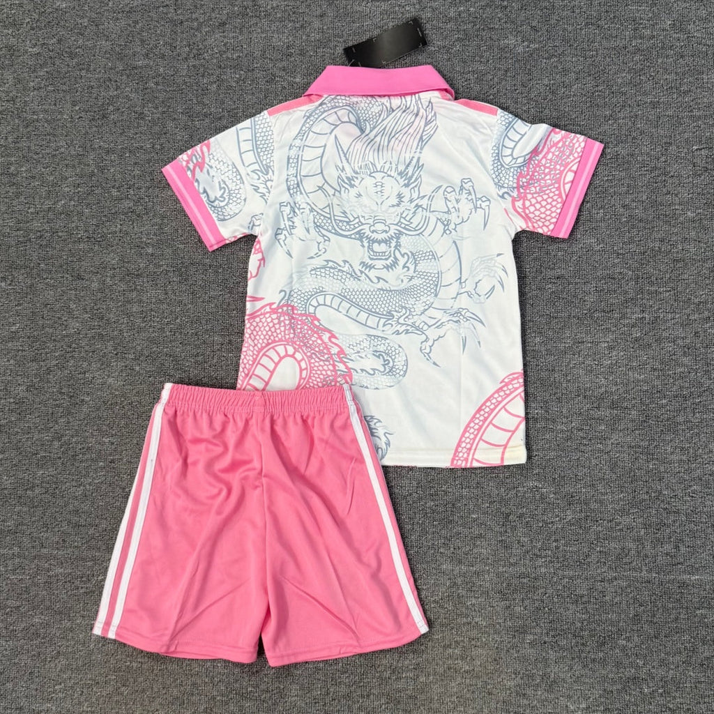 25/26 Ensemble Enfant  Real Madrid Spécial rose POLO